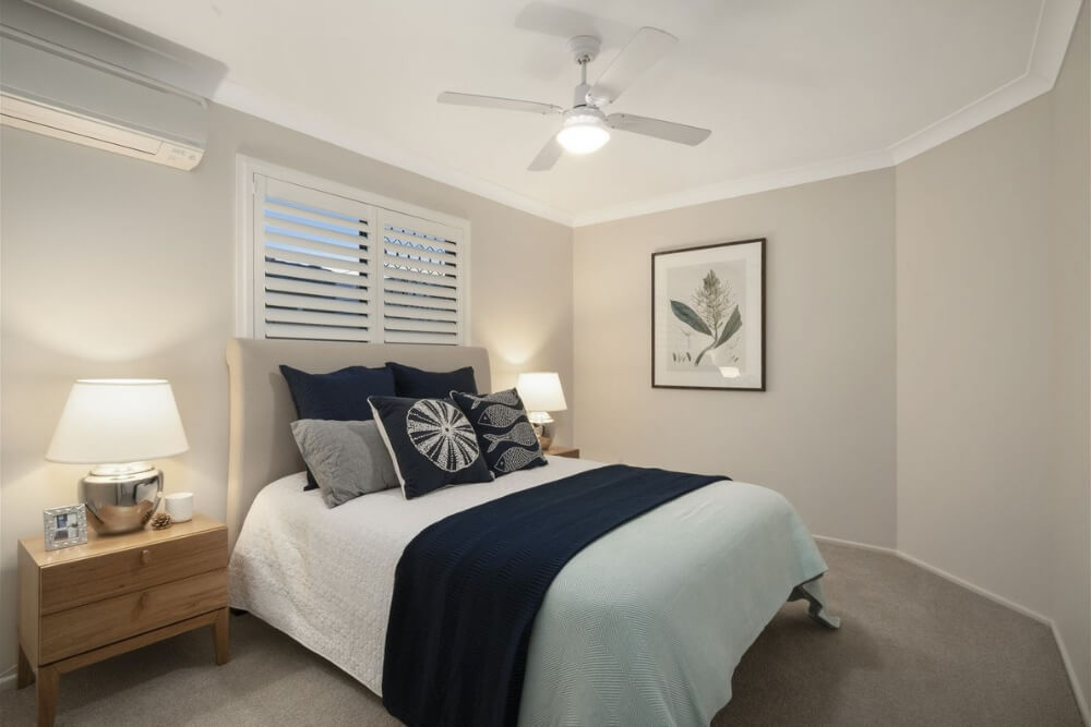 bedroom after styling