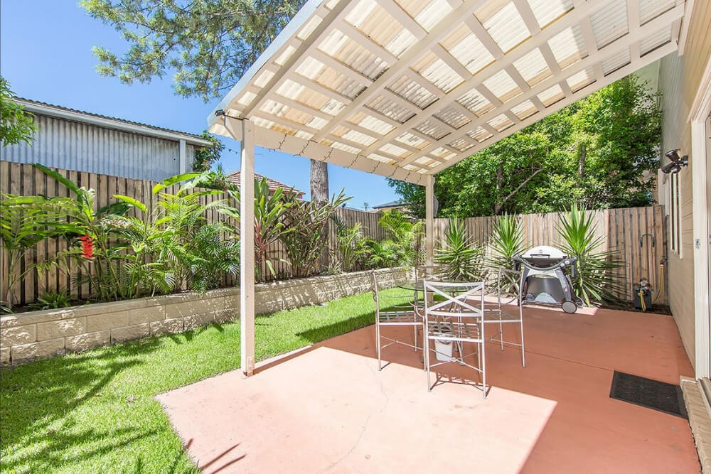 back garden before styling